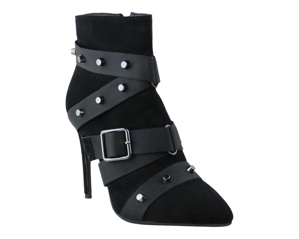 Foto 1 | Botin Para Mujer Lob Footwear Pu Suede Negro 59404516