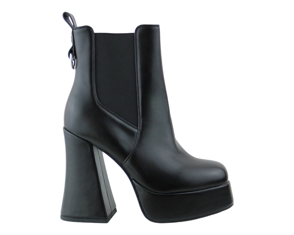 Foto 3 pulgar | Botin Para Mujer Lob Footwear Pu Negro 59404514