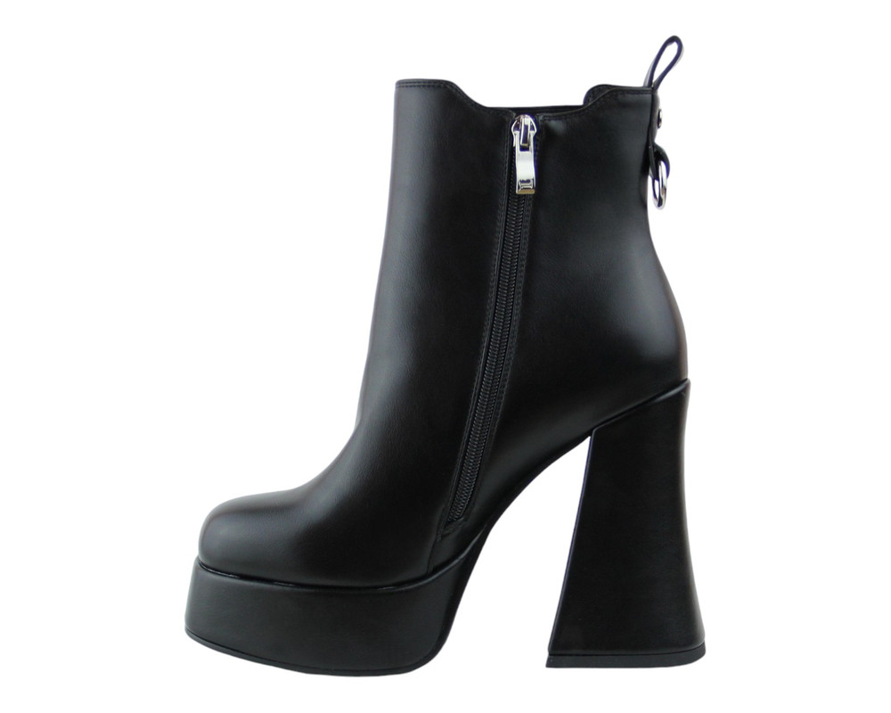 Foto 6 pulgar | Botin Para Mujer Lob Footwear Pu Negro 59404514