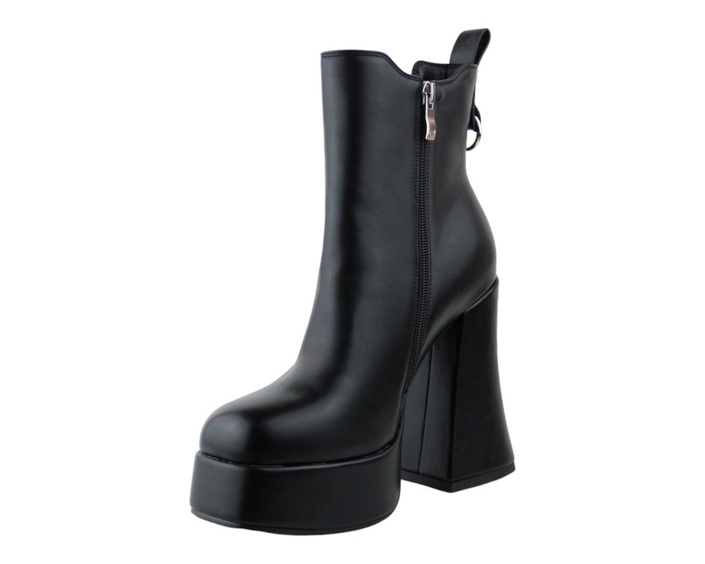 Foto 7 pulgar | Botin Para Mujer Lob Footwear Pu Negro 59404514