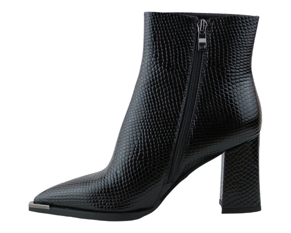 Foto 5 | Botin Para Mujer Lob Footwear Pu Snake Negro 59404515