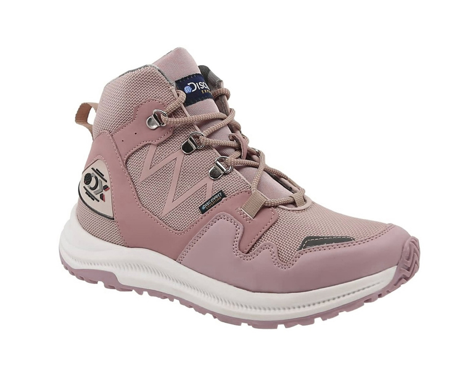 Foto 3 pulgar | Botas Hiking Discovery Expedition Di 2471 Rosa para Mujer