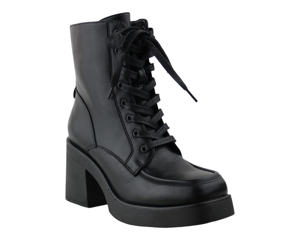 Foto 2 pulgar | Botin Para Mujer Lob Footwear Pu Negro 57704982