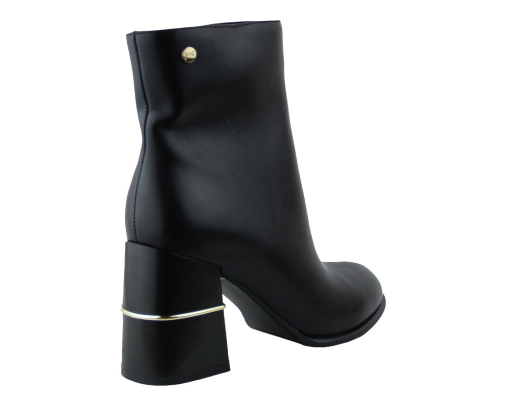 Foto 4 pulgar | Botin Para Mujer Lob Footwear Pu Negro 59404521