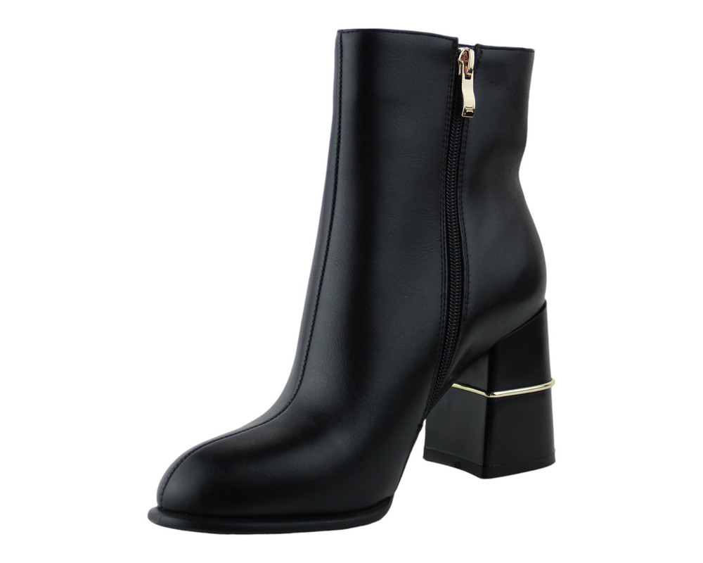 Foto 7 pulgar | Botin Para Mujer Lob Footwear Pu Negro 59404521