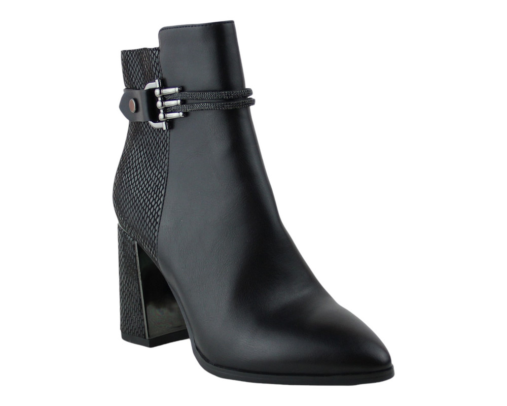 Foto 1 | Botín Lob Footwear Pu Negro 59404513 para Mujer