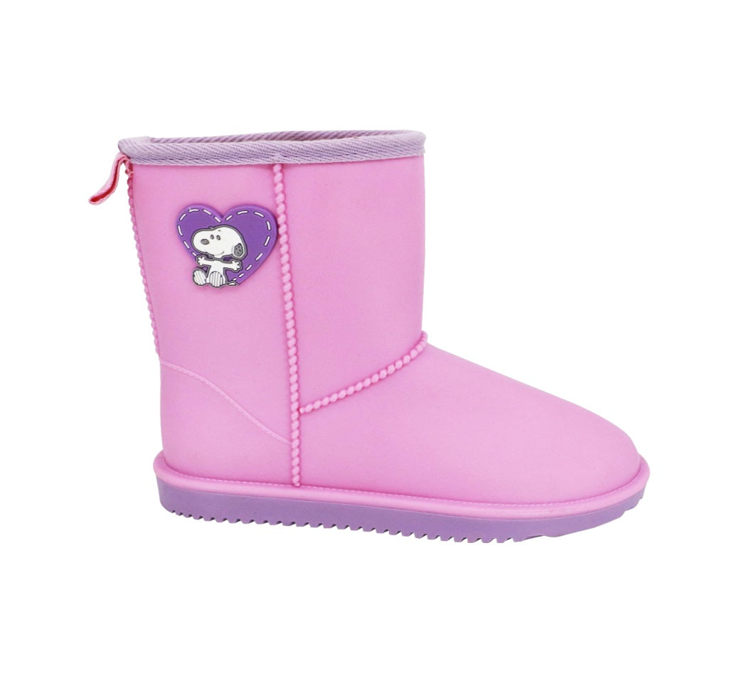 Zapatos Arra  Spimb00003 Snoopy Rosa Lluvia Dama