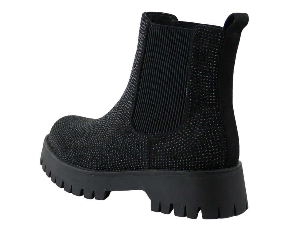 Foto 5 pulgar | Botin Para Mujer Lob Footwear Pu Suede Negro 92004537