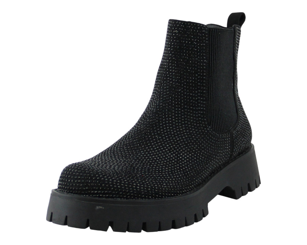 Foto 7 pulgar | Botin Para Mujer Lob Footwear Pu Suede Negro 92004537