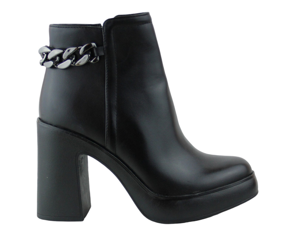 Foto 3 pulgar | Botin Para Mujer Lob Footwear Pu Negro 59404990