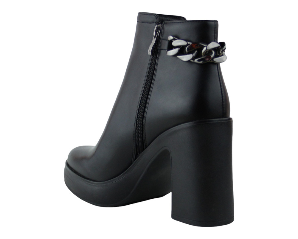 Foto 5 pulgar | Botin Para Mujer Lob Footwear Pu Negro 59404990