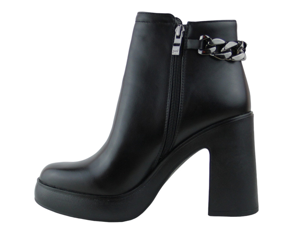 Foto 6 pulgar | Botin Para Mujer Lob Footwear Pu Negro 59404990