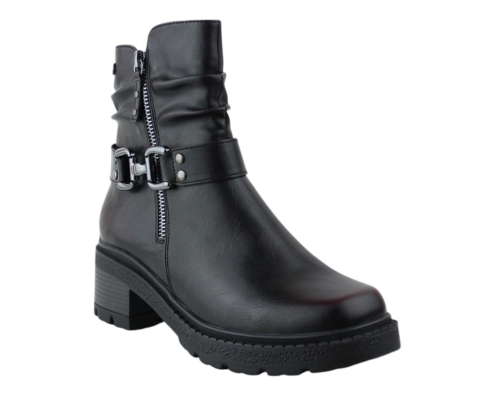 Botin Para Mujer Lob Footwear Pu Negro 57704534 $1,056