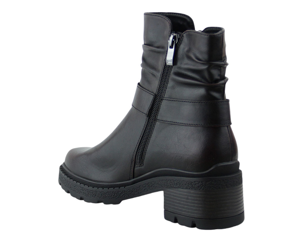 Foto 5 pulgar | Botin Para Mujer Lob Footwear Pu Negro 57704534