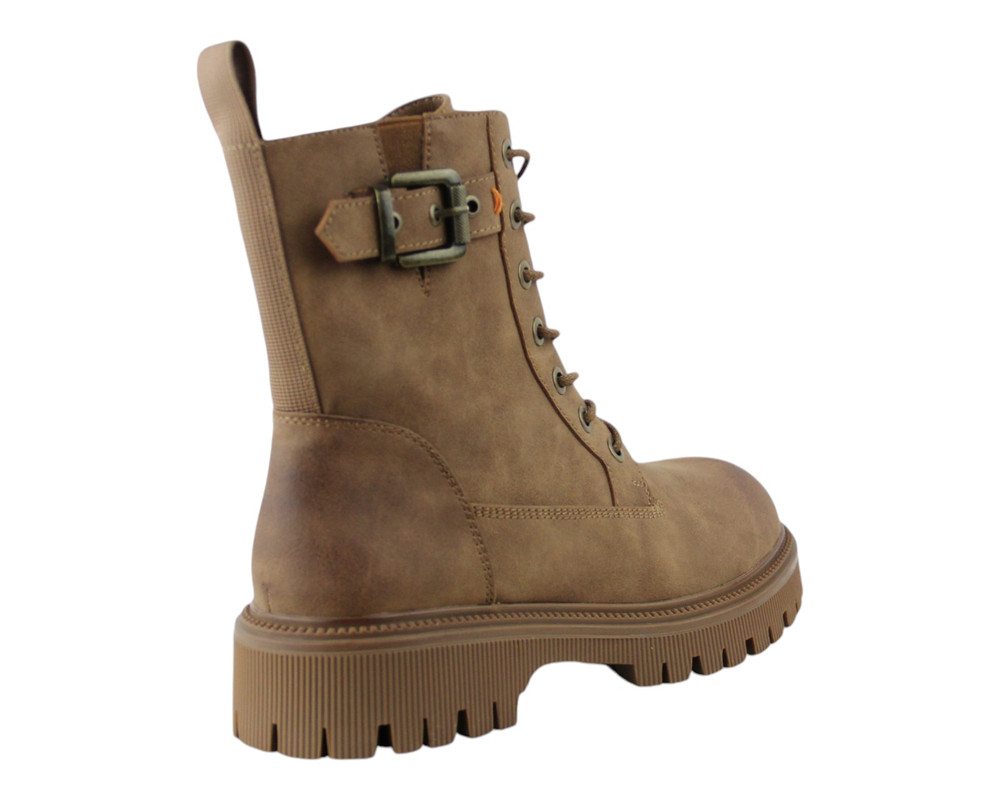 Foto 4 pulgar | Botin Para Mujer Lob Footwear Pu Café 57704532