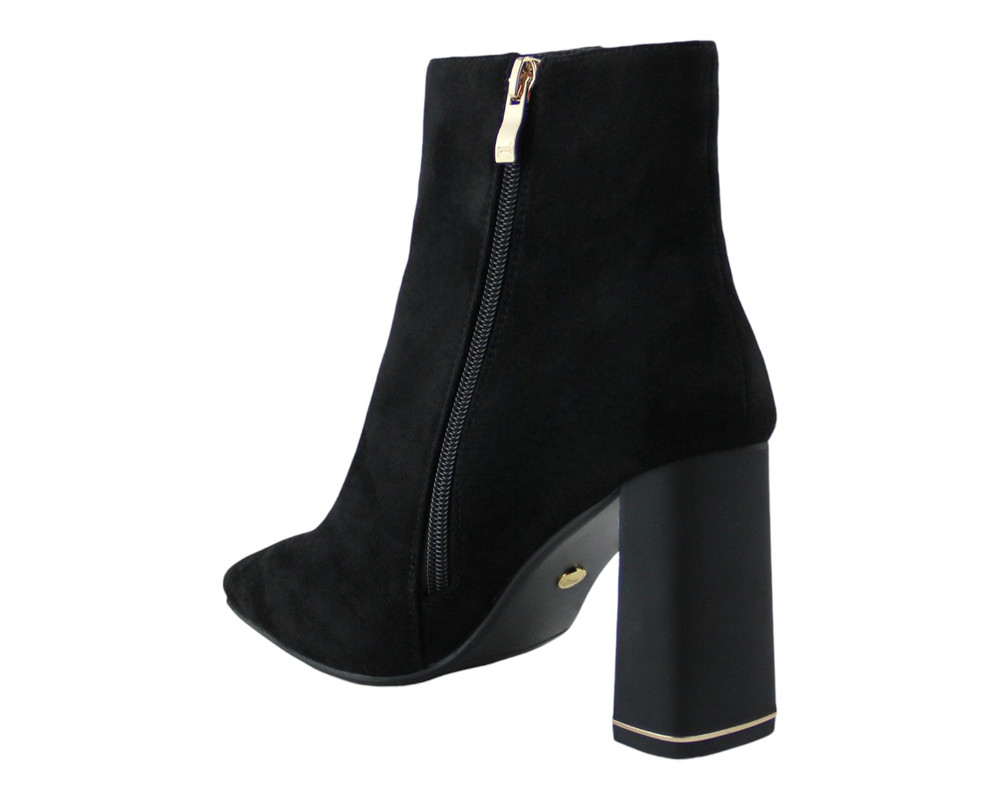 Foto 5 pulgar | Botin Para Mujer Lob Footwear Pu Suede Negro 59404520