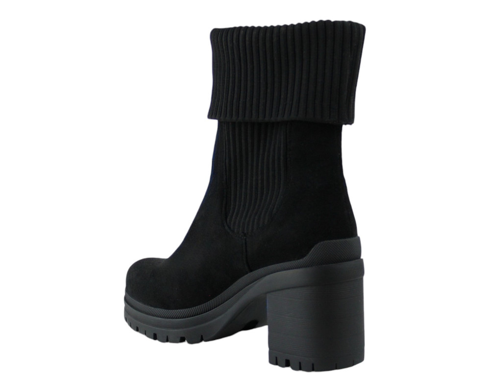 Foto 5 pulgar | Botin Para Mujer Lob Footwear Pu Suede Negro 92304506