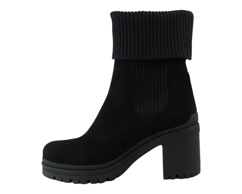 Foto 6 pulgar | Botin Para Mujer Lob Footwear Pu Suede Negro 92304506