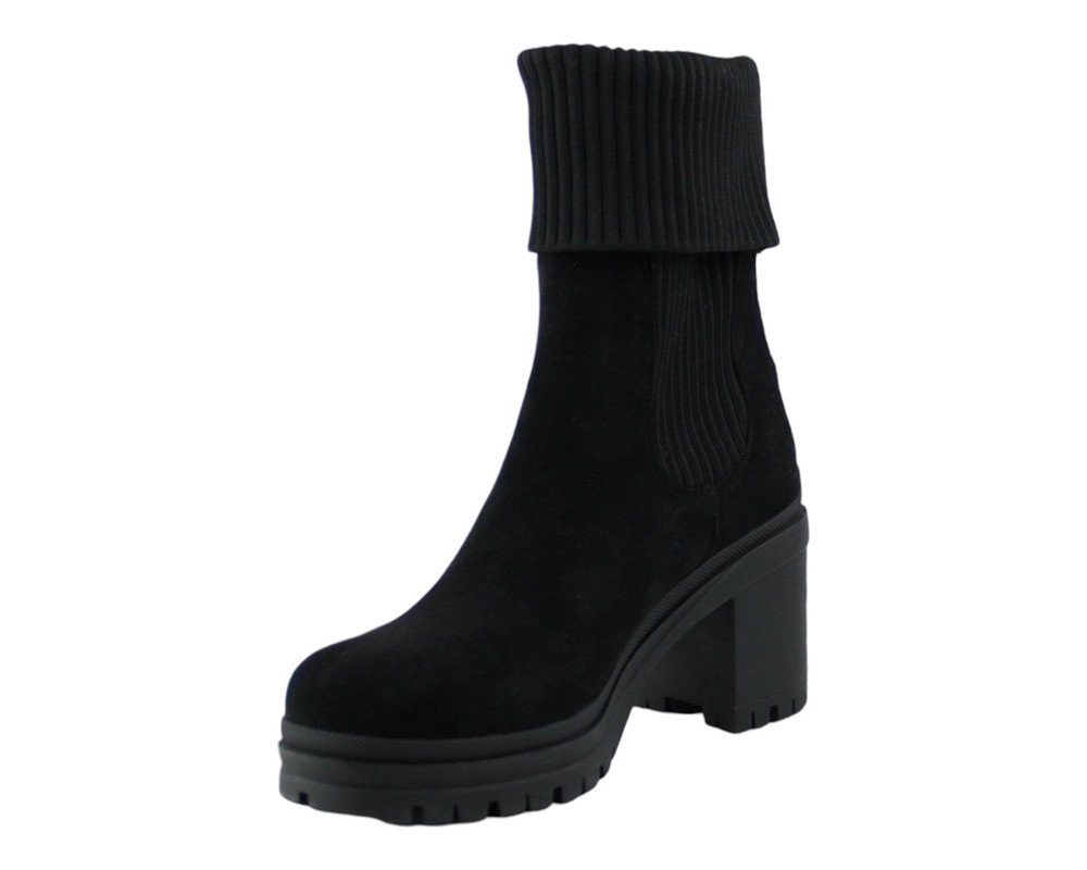 Foto 7 pulgar | Botin Para Mujer Lob Footwear Pu Suede Negro 92304506