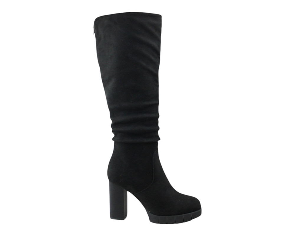 Foto 3 pulgar | Bota Para Mujer Lob Footwear Pu Suede Negro 92304545