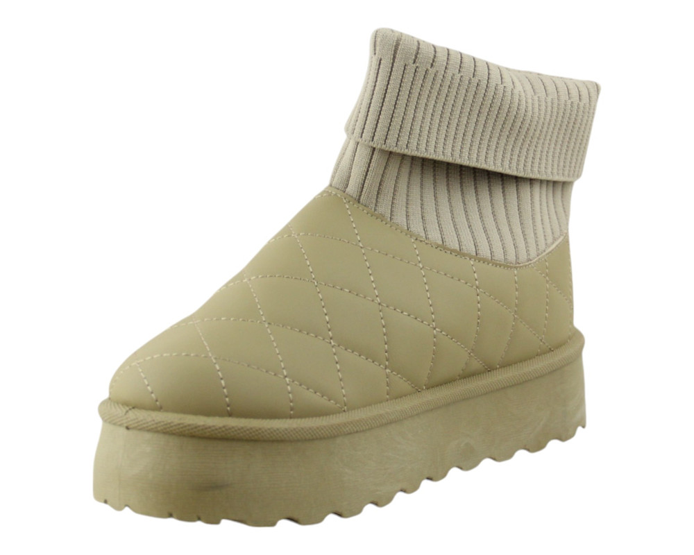 Foto 7 pulgar | Botin Para Mujer Lob Footwear Pu Beige 92804966