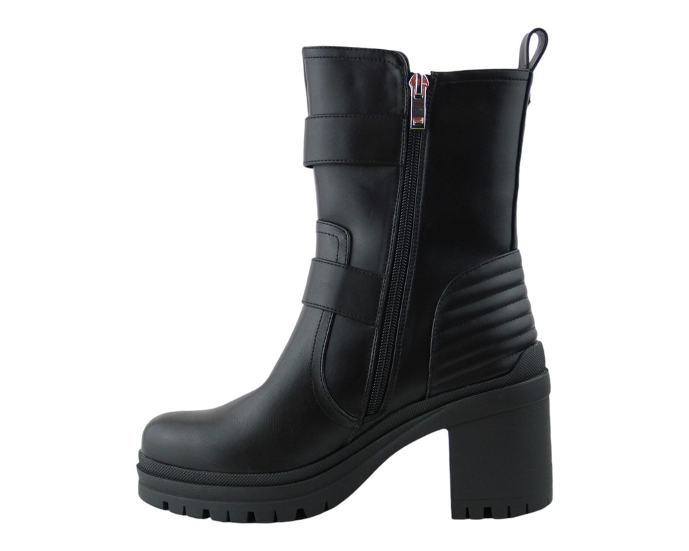 Foto 6 pulgar | Botin Para Mujer Lob Footwear Pu Negro 92304994