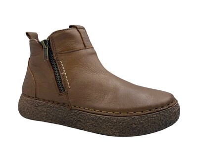 Foto 2 | Botin Lobo Solo Piel Cafe Dama