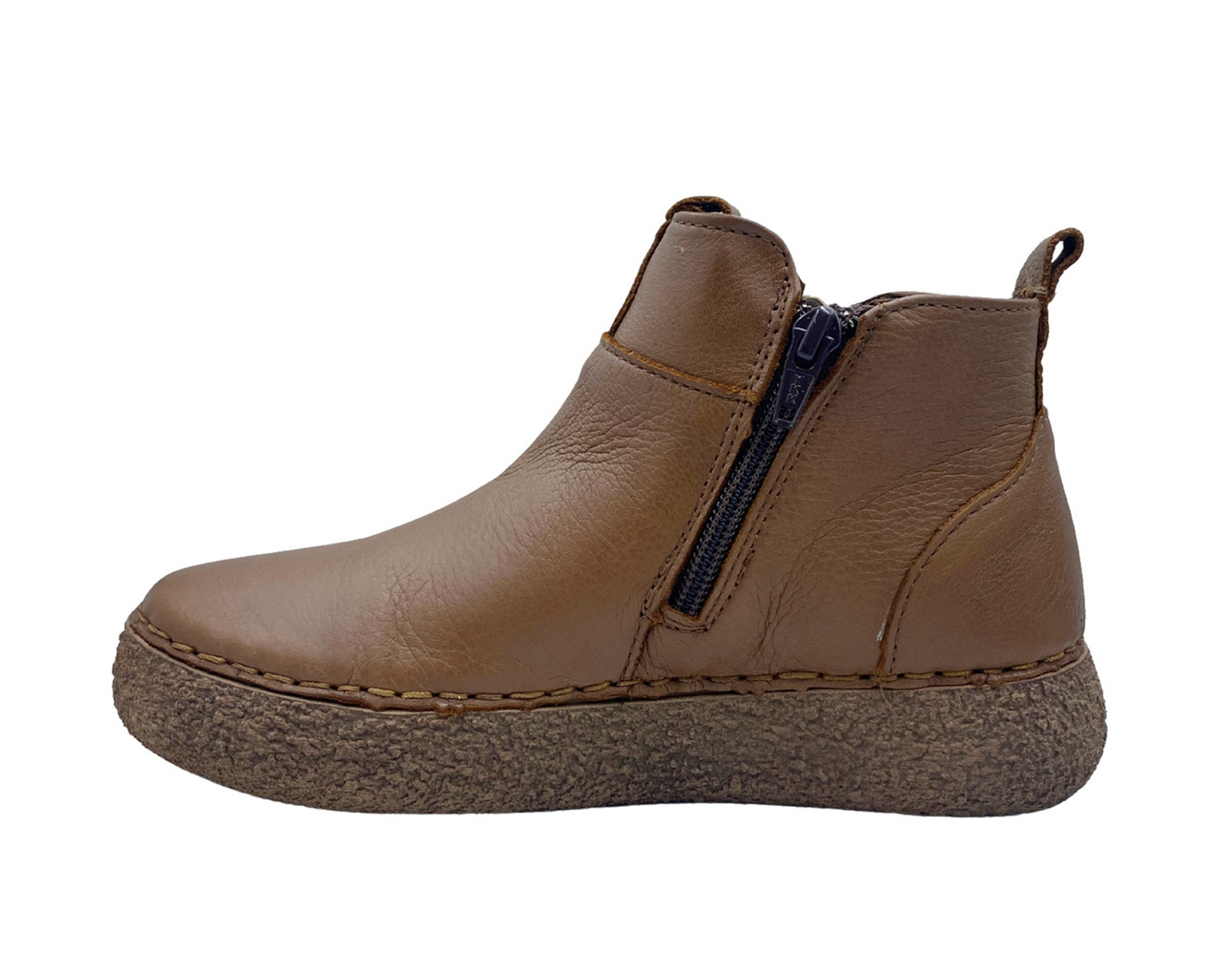 Foto 5 | Botin Lobo Solo Piel Cafe Dama