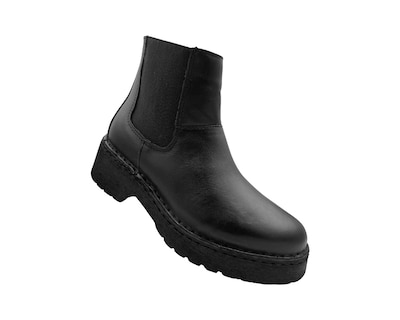 Foto 3 | Bota Botin Negro Piel Dama Lobo Solo