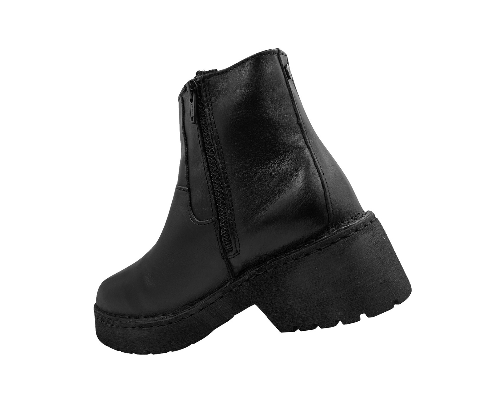 Foto 6 | Bota Botin Negro Piel Dama Lobo Solo