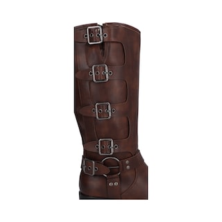 Foto 5 | Bota Dama Berlin Café Biker Con Hebillas
