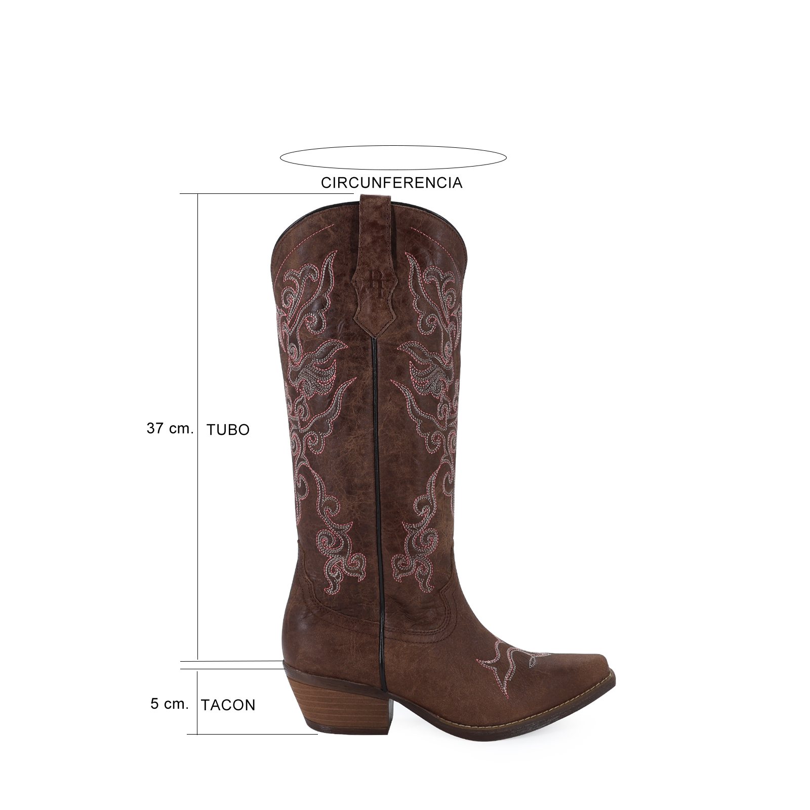 Ladies Malcreado|botas Vaqueras Para Mujer Piel Res- Darling