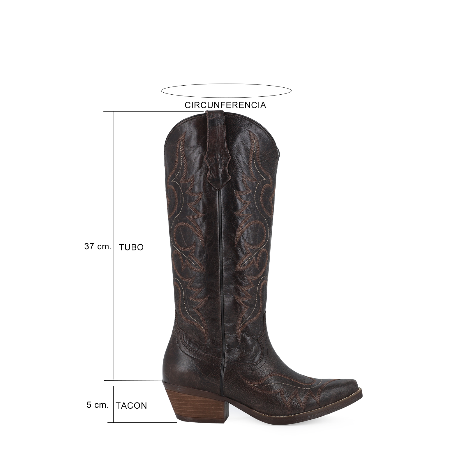 Ladies Malcreado|botas Vaqueras Para Mujer Piel Res-sassy