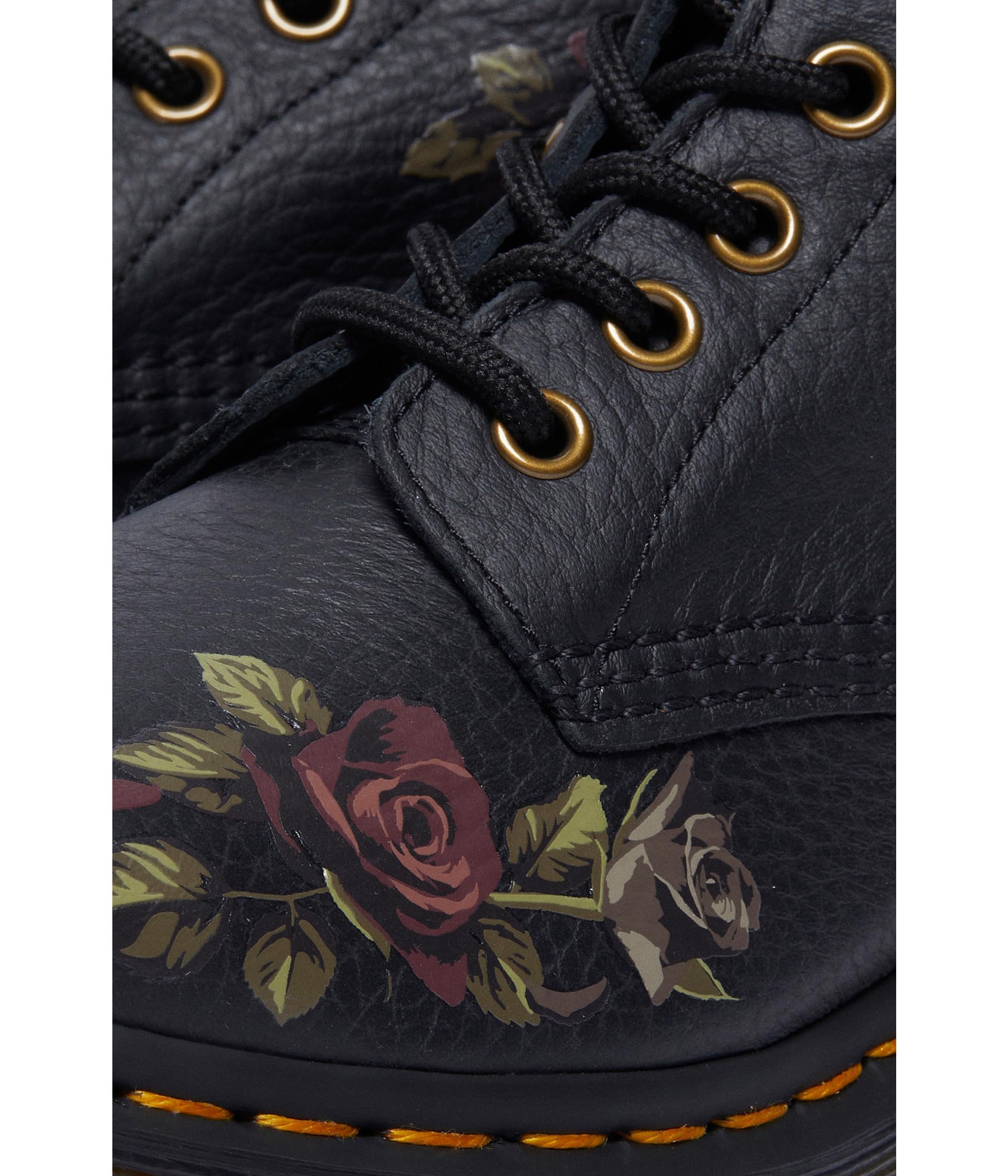 Foto 6 pulgar | Botas Dr. Martens 1460 De Piel Para Mujer Combat Decayed Roses - Venta Internacional.