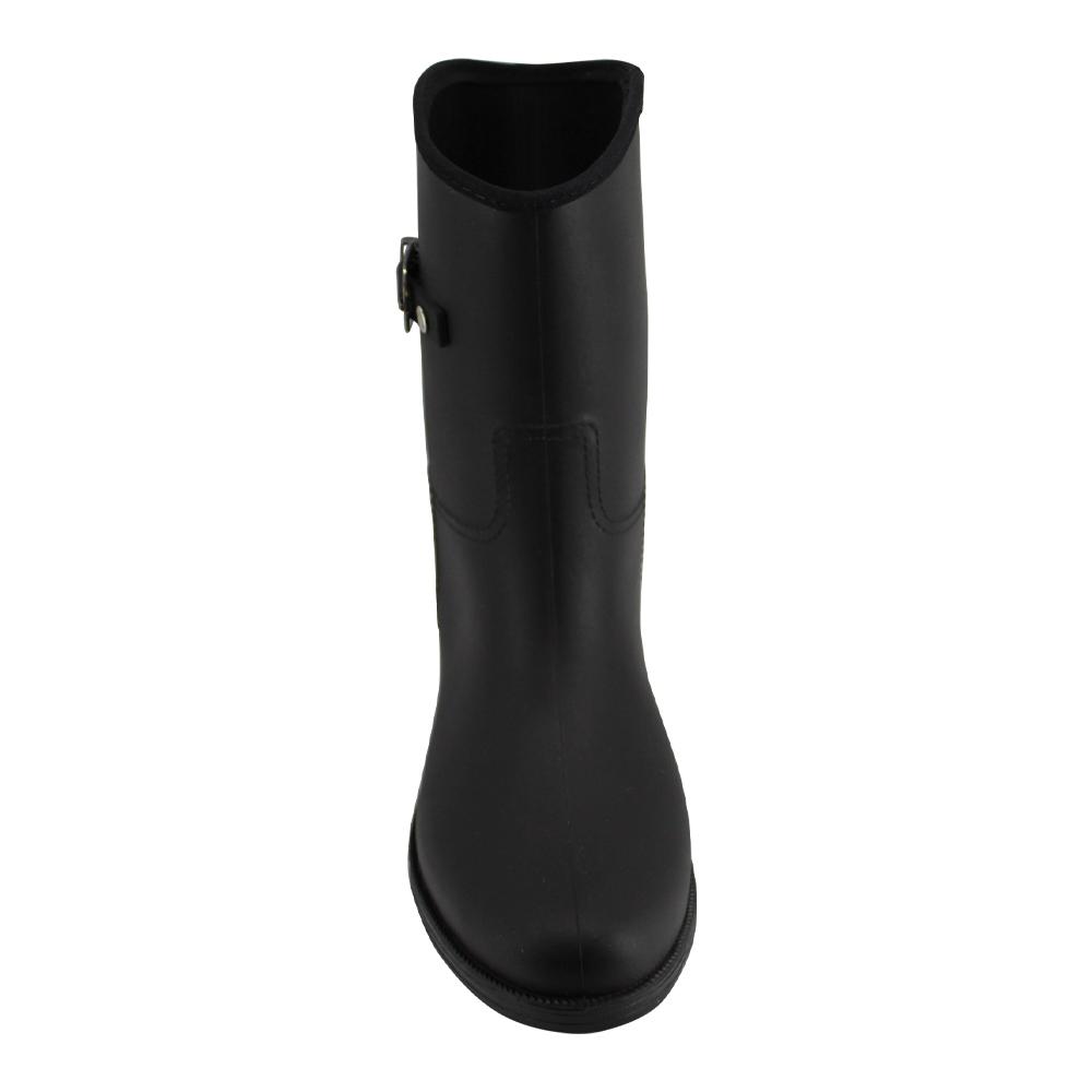 Foto 5 pulgar | Botas Mujer Lluvia Fashion Top Moda Dama Negro