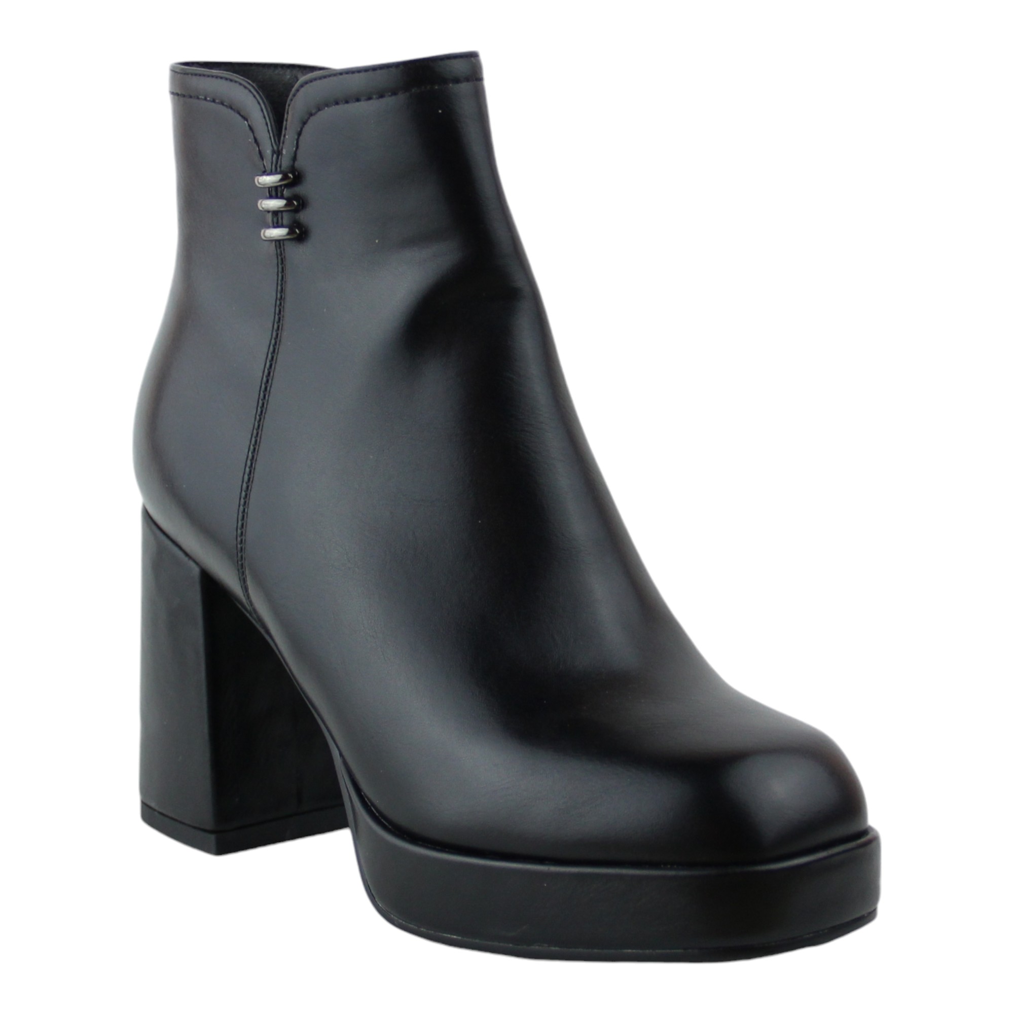 Foto 2 pulgar | Botin Para Mujer Lob Footwear Pu Negro 59404508