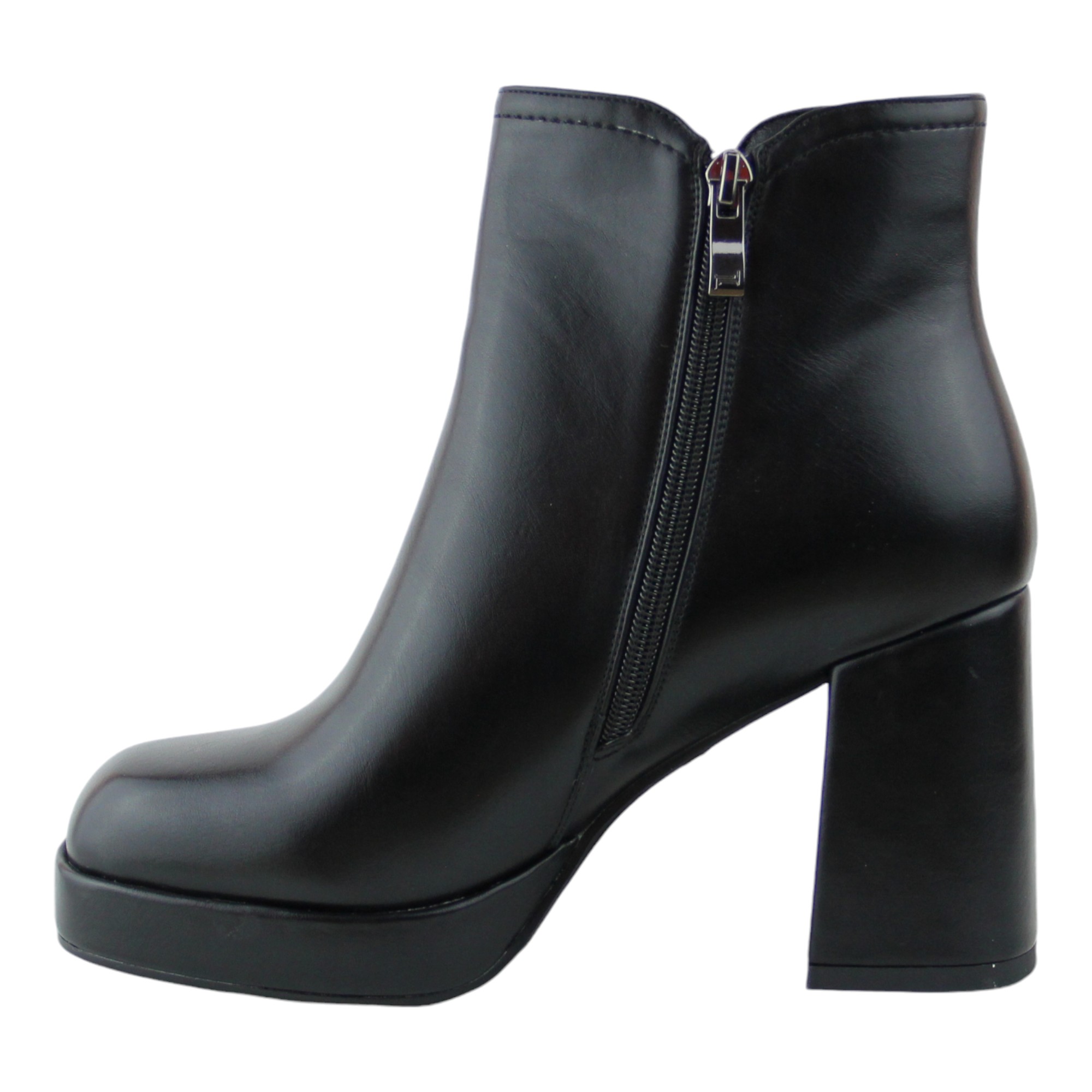 Foto 6 pulgar | Botin Para Mujer Lob Footwear Pu Negro 59404508