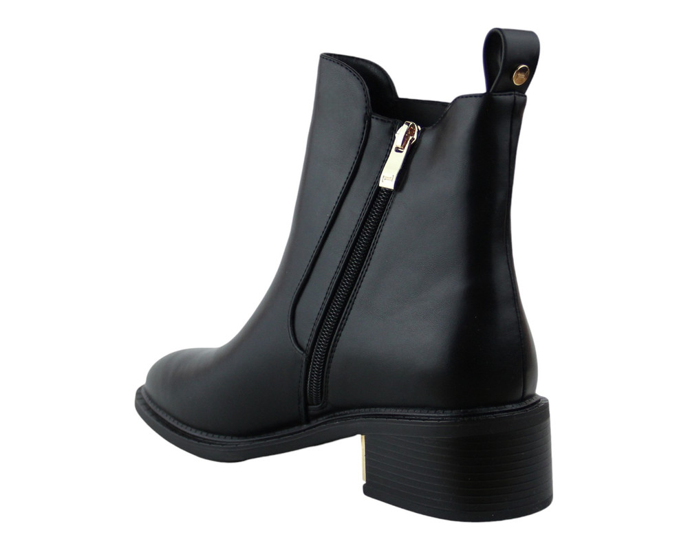 Foto 5 pulgar | Botin Para Mujer Lob Footwear Pu Negro 92304997