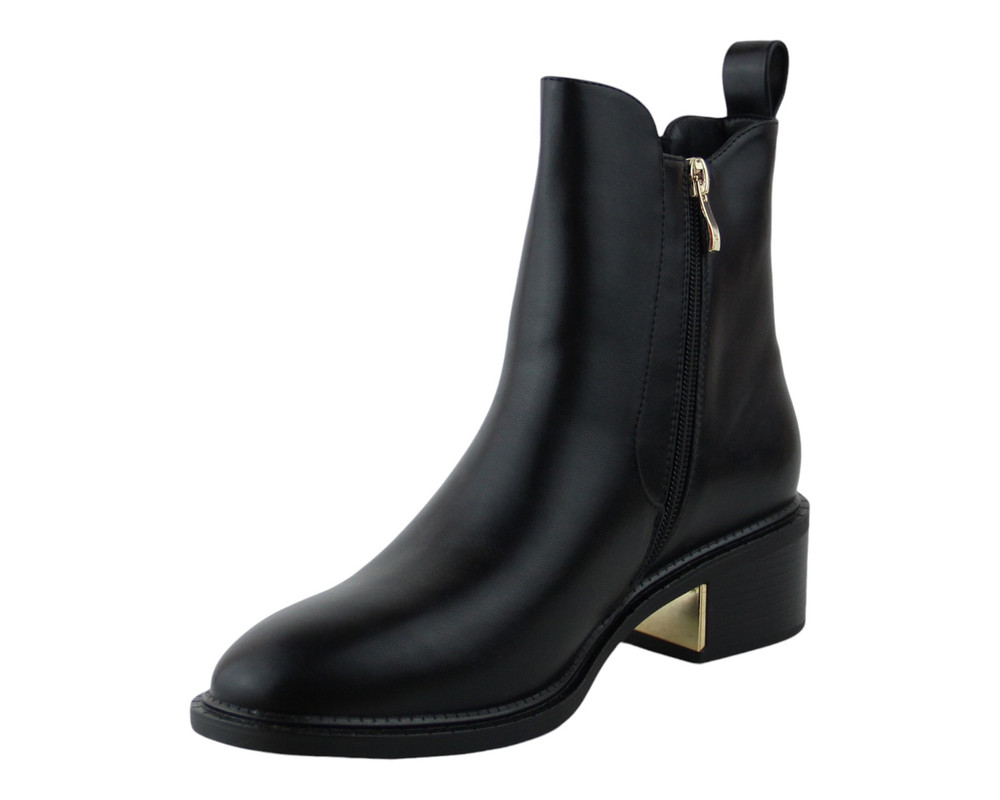 Foto 7 pulgar | Botin Para Mujer Lob Footwear Pu Negro 92304997