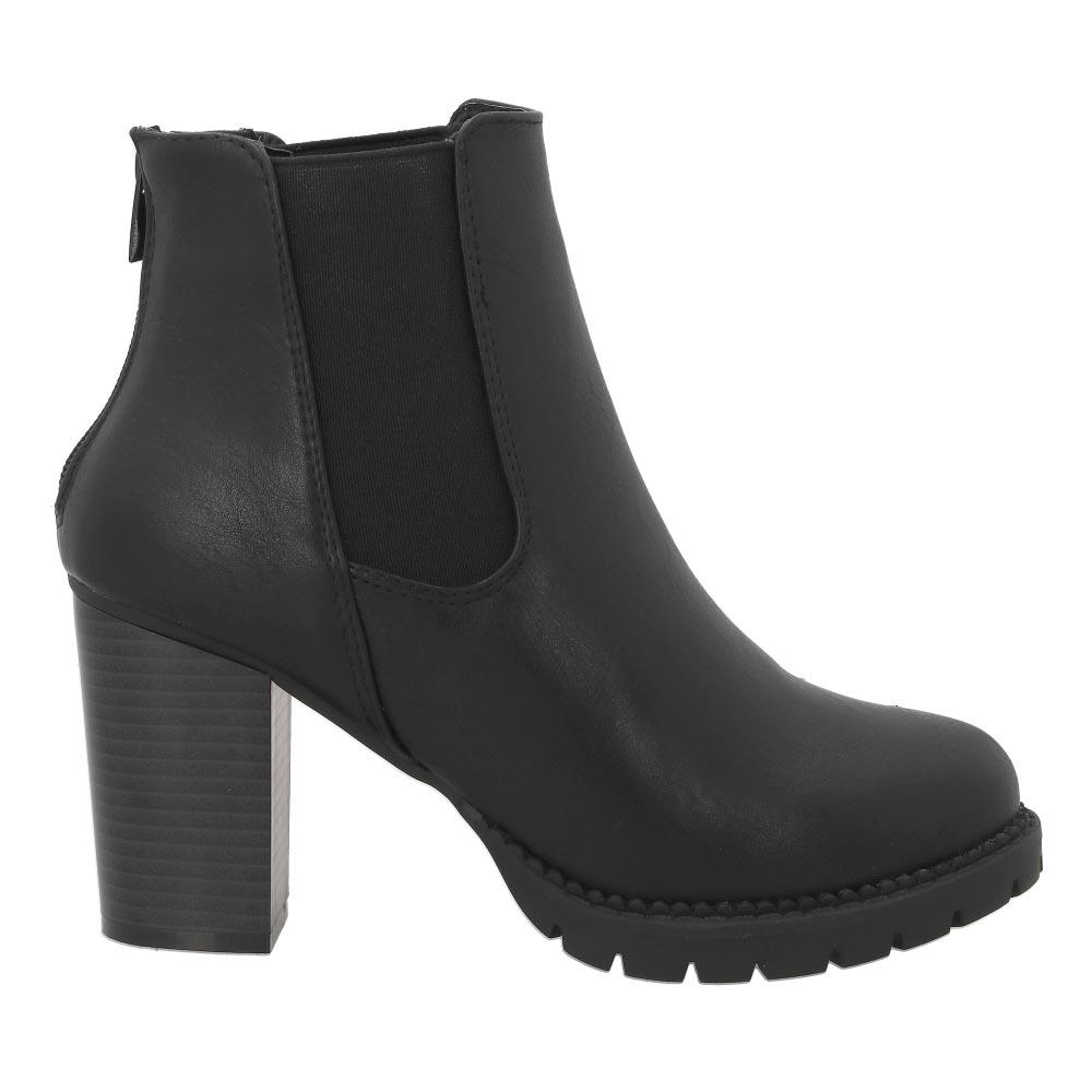 Botas Head Over Heels Mujer Botines Invierno Elastico Comodos Negro