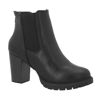 Foto 2 | Botas Head Over Heels Mujer Botines Invierno Elastico Comodos Negro