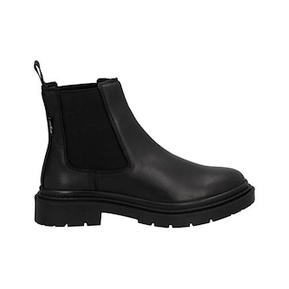 Foto 1 | Bota Levi's L1223542 Casuales Original Tacón Ancho Botín Negro para Dama