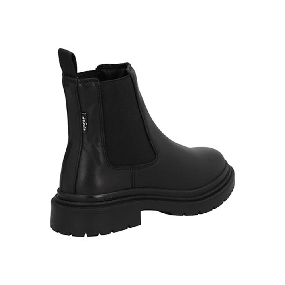 Foto 2 | Bota Levi's L1223542 Casuales Original Tacón Ancho Botín Negro para Dama