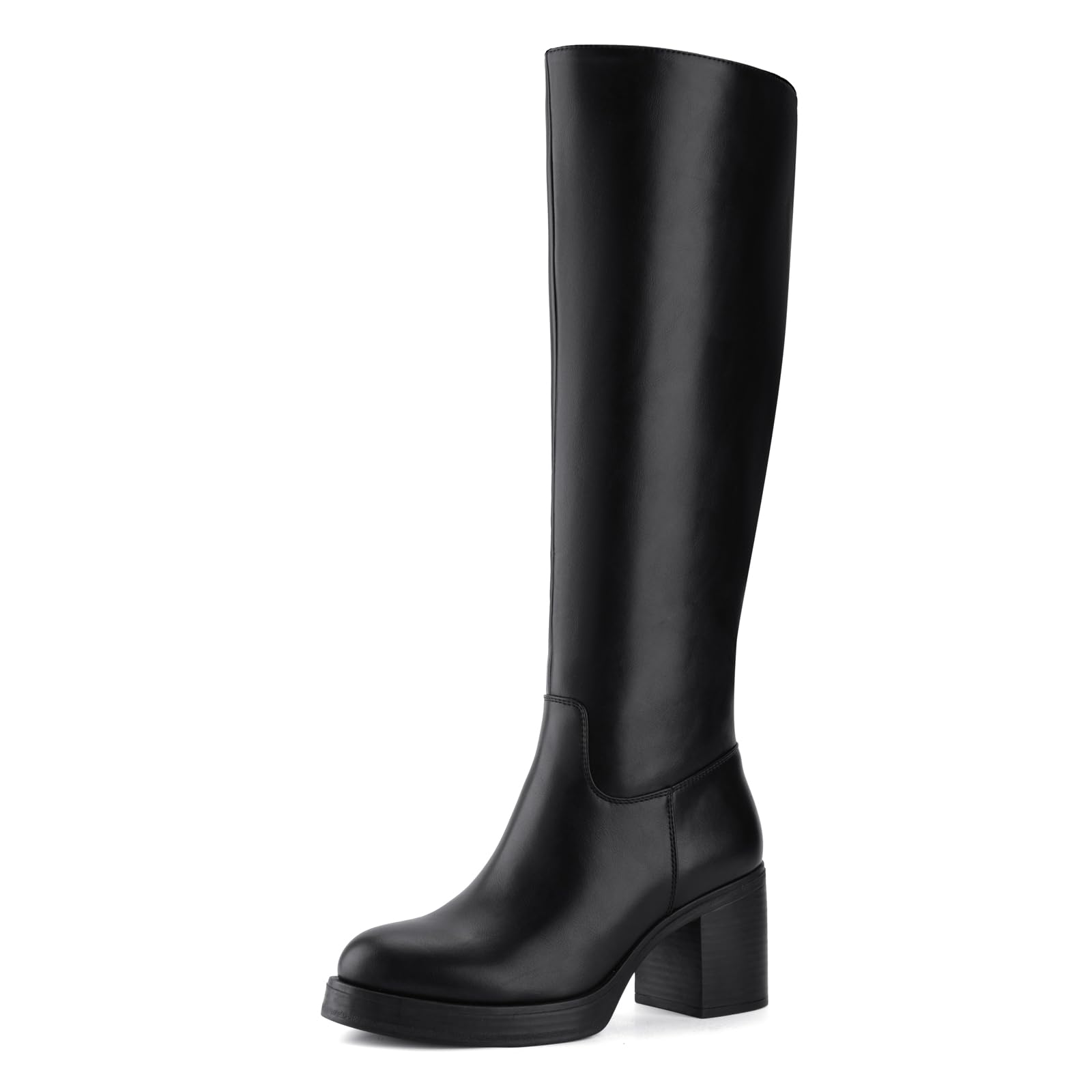 Botas Hasta La Rodilla Shoe'n Tale Platform Para Mujer, Color Negro - Venta Internacional.