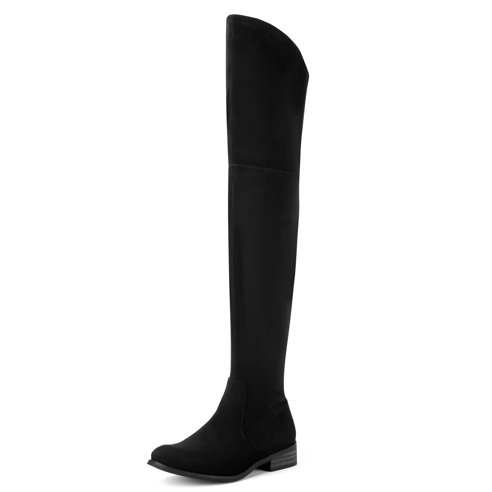 Botas Shoe'n Tale Por Encima De La Rodilla, Muslo, Tacón Alto 8.5, Negras, Mujer - Venta Internacional.