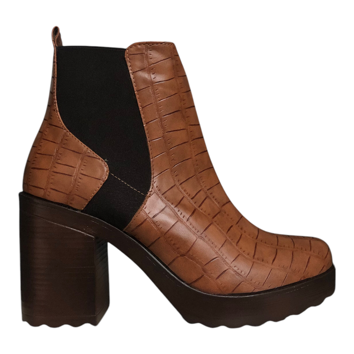 Bota Via Libera Croco Café para Mujer