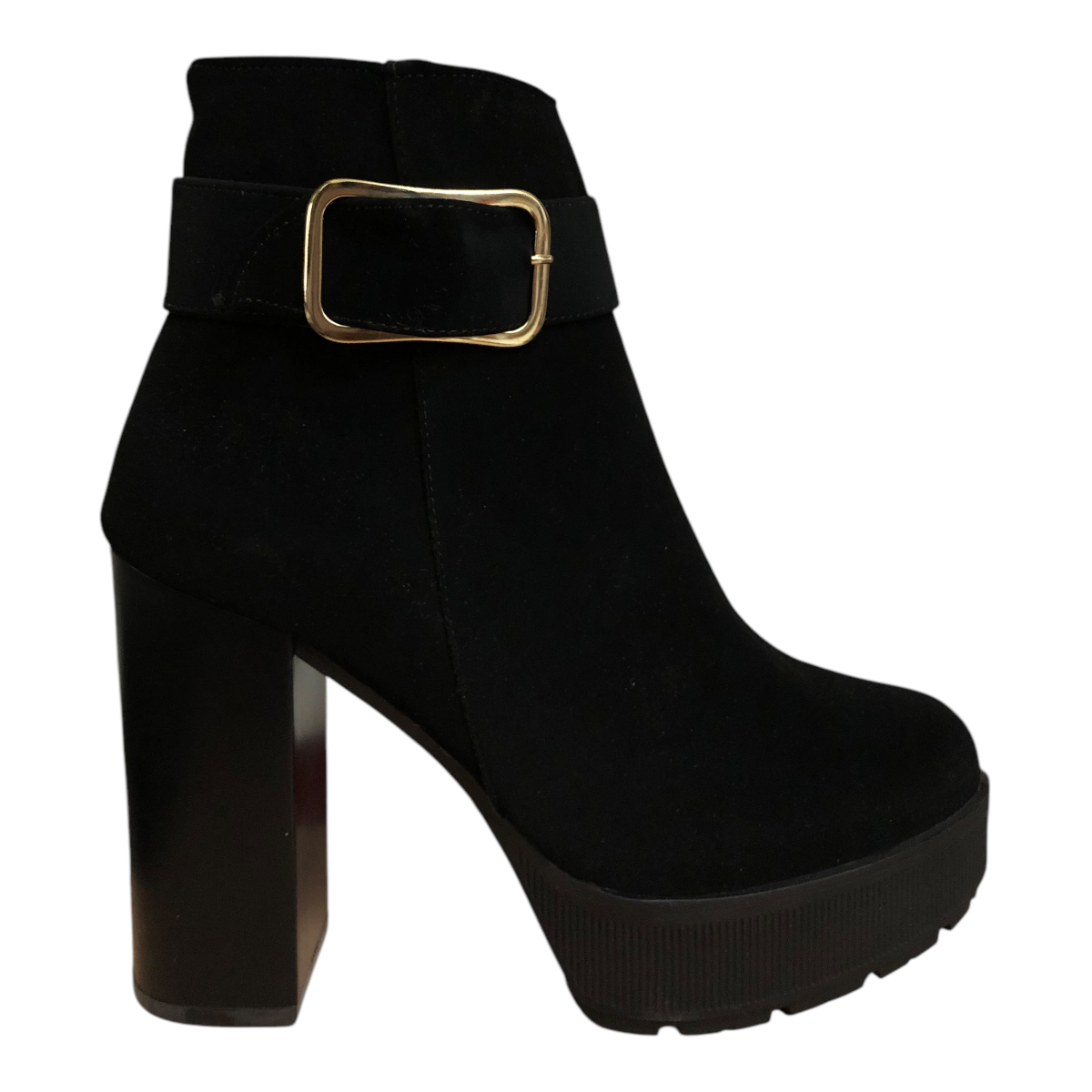 Bota Buck Negro Para Dama Mulier