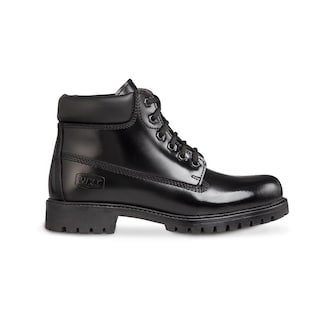 Foto 2 | Bota Mujer Botín Casual De Piel Dama Workland 77611 Negro Negro
