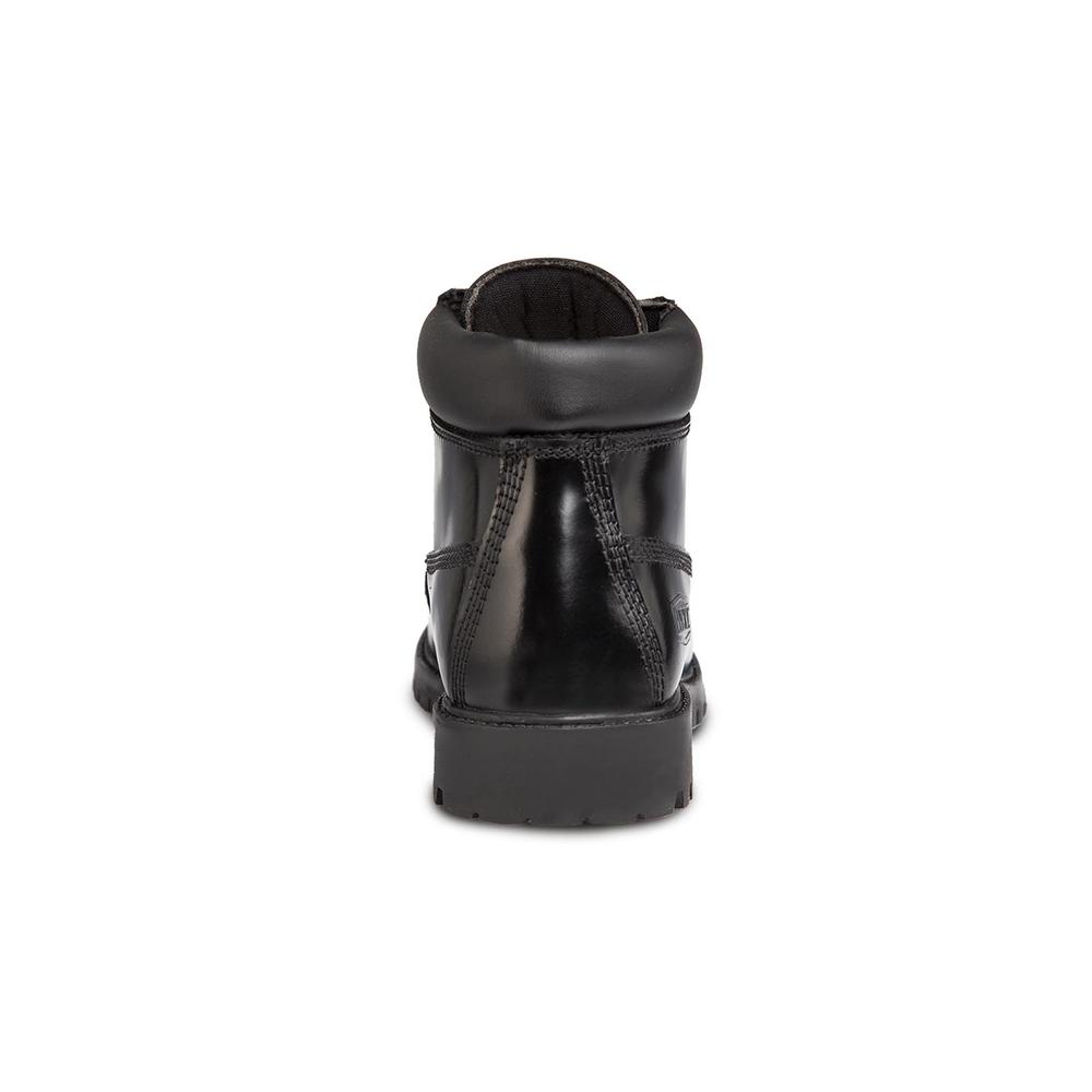 Foto 6 pulgar | Bota Mujer Botín Casual De Piel Dama Workland 77611 Negro Negro
