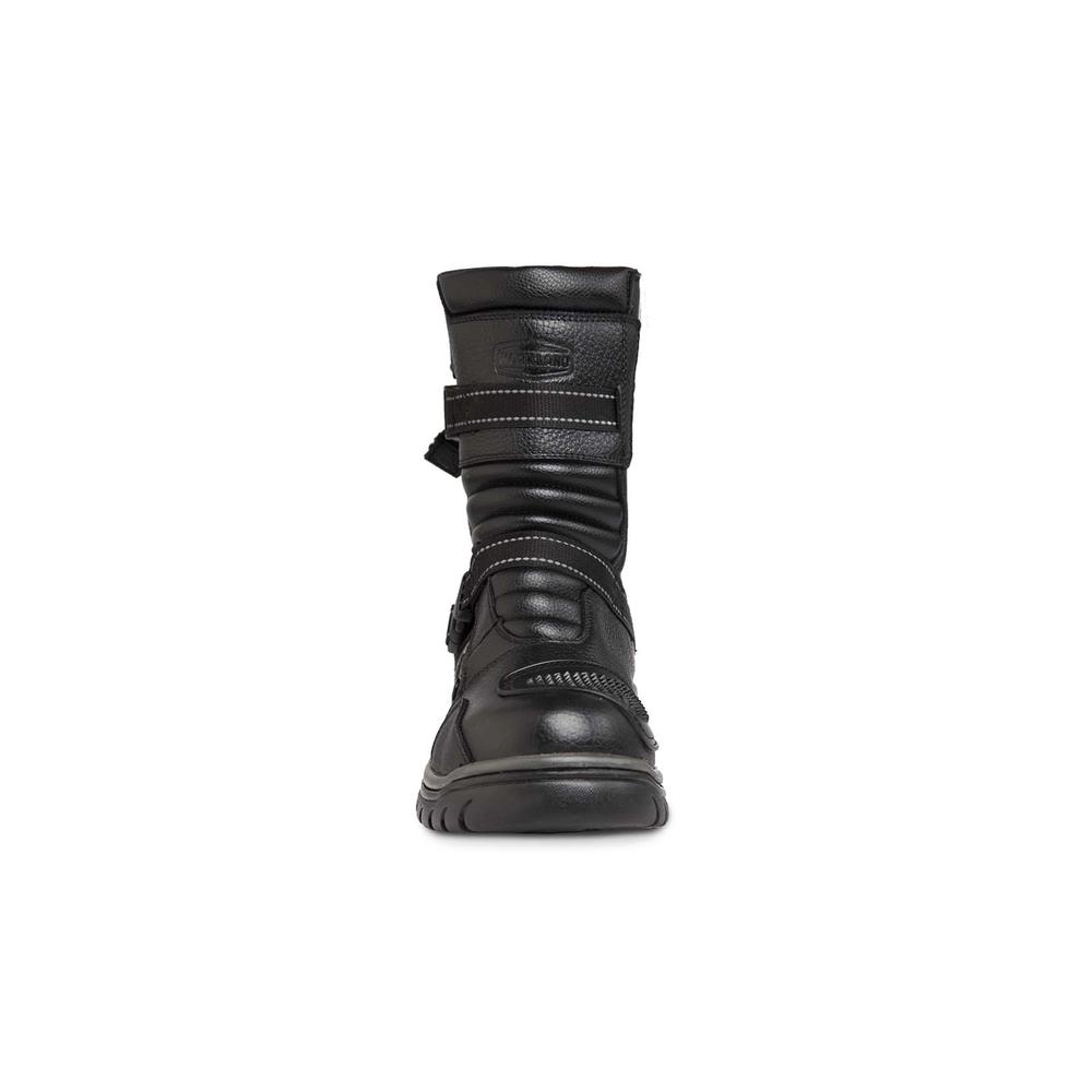 Foto 4 pulgar | Botas Biker Moto Mujer Motociclista Workland 2.0 Negro Negro